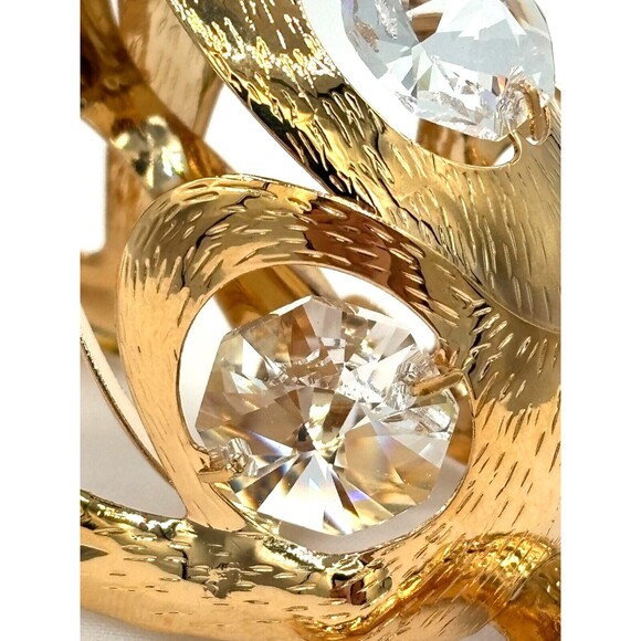 Swarovski Crystal Temptations 24K Plated Gold Dog Crystal Figurine Ornament NWT - Picture 9 of 16